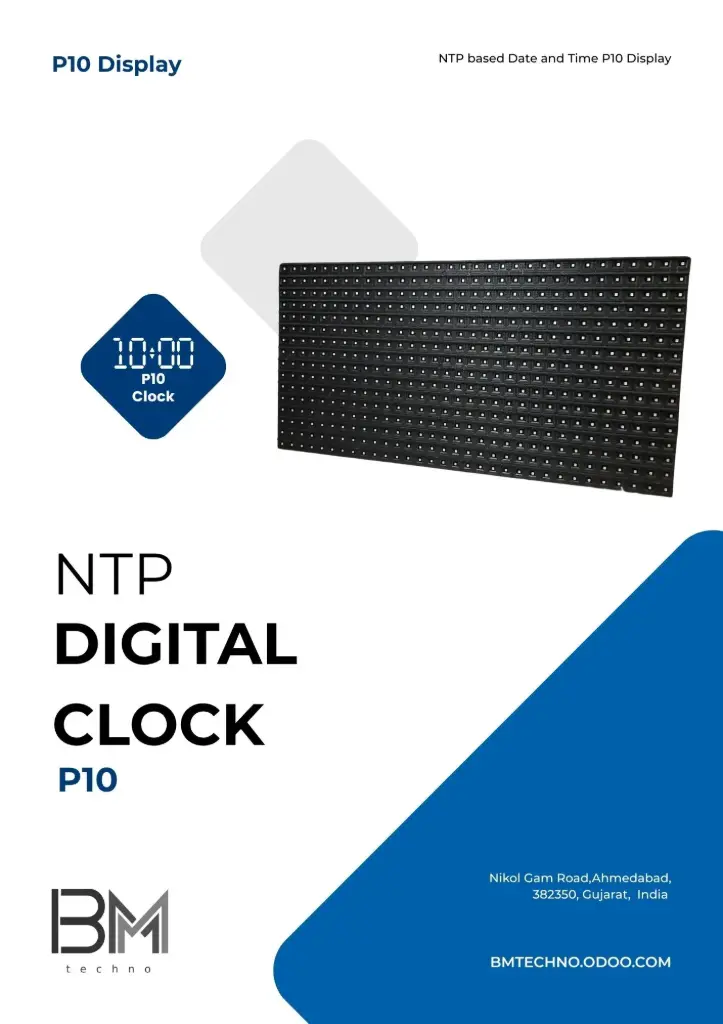NTP BASE P10 CLOCK